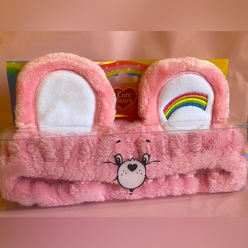 Care Bears Pink and White / spa headband